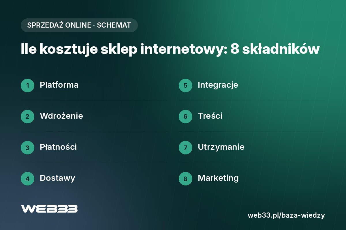 Ile kosztuje sklep internetowy: 8 składników kosztu